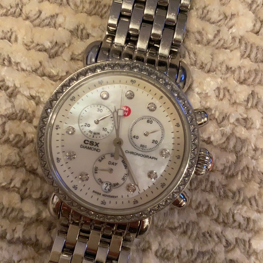 Michele Watch- CSX Diamond Chronograph